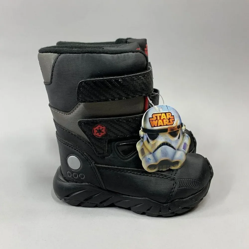 Disney Star Wars Kids Size 7 Black‎ Winter Snow Boots
